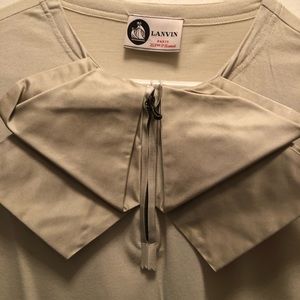 Lanvin stunning bow shirt